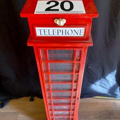 LOT#20MB: English Phone Booth CD Holder