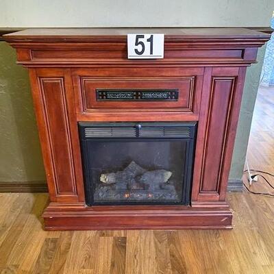 LOT#51LR: Electric Fireplace