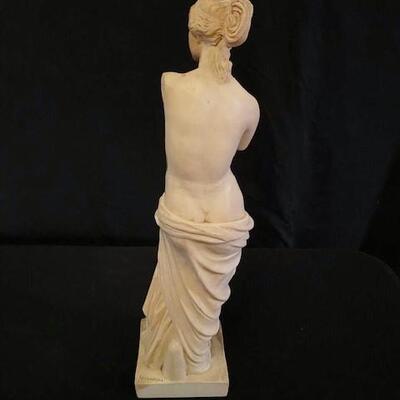 LOT#73MB: Signed Santini Venus de Milo Sculpture