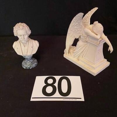 LOT#80MB: Marble Resin Sculpture Lot