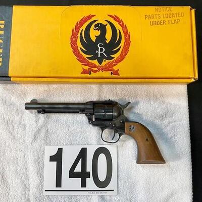 LOT#140XT: Ruger .22 Single Six (Transfer Required)
