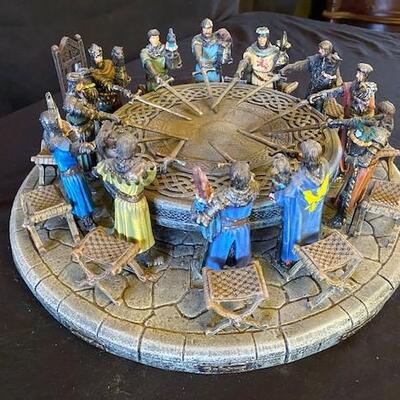 LOT#151MB: Resin Knights of the Round Table