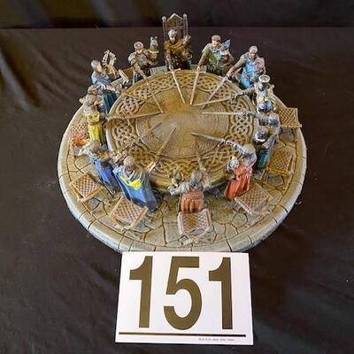 LOT#151MB: Resin Knights of the Round Table