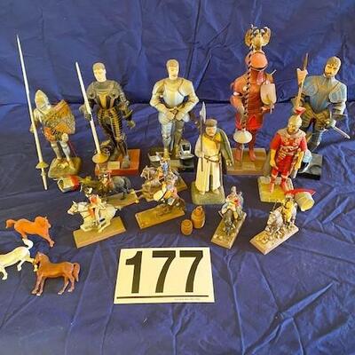 LOT#177B2: Plastic Medieval Model Lot