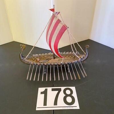 LOT#178B2: Resin Viking Ship