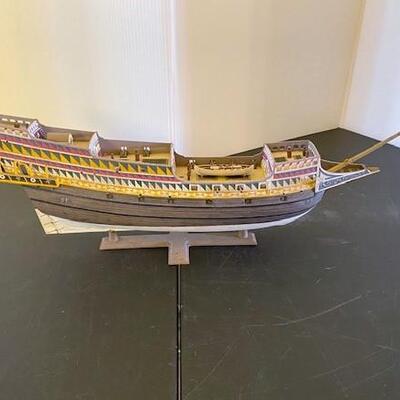 LOT#179B2: Unfinished Model Ship Lot #1