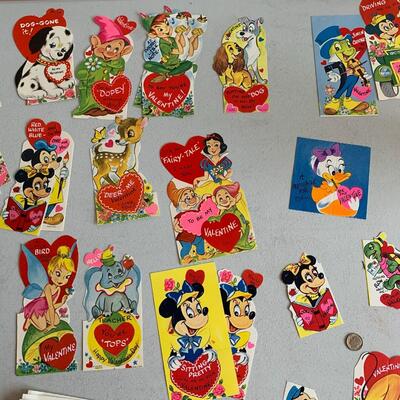 #17 Vintage Disney Paper Valentines