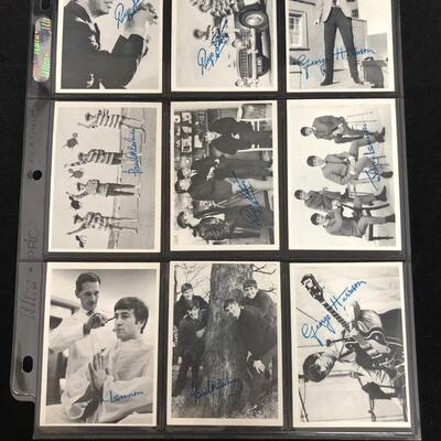 Set of 60 Topps Beatles 1st Series 1964 Black and White Vintage Trading Cards USA