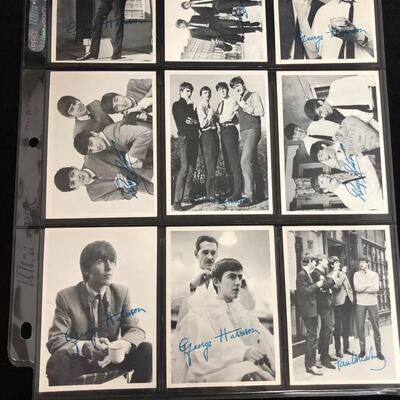 Set of 60 Topps Beatles 1st Series 1964 Black and White Vintage Trading Cards USA
