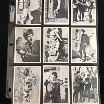 Set of 60 Topps Beatles 1st Series 1964 Black and White Vintage Trading Cards USA