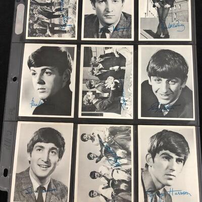 Set of 60 Topps Beatles 1st Series 1964 Black and White Vintage Trading Cards USA