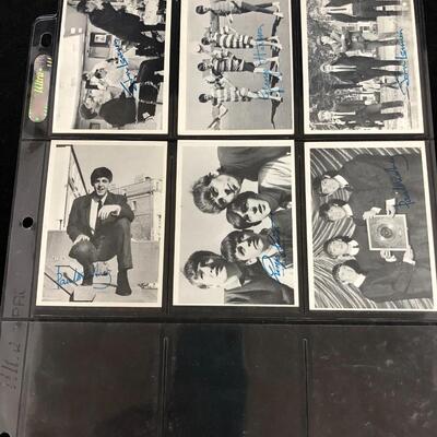 Set of 60 Topps Beatles 1st Series 1964 Black and White Vintage Trading Cards USA