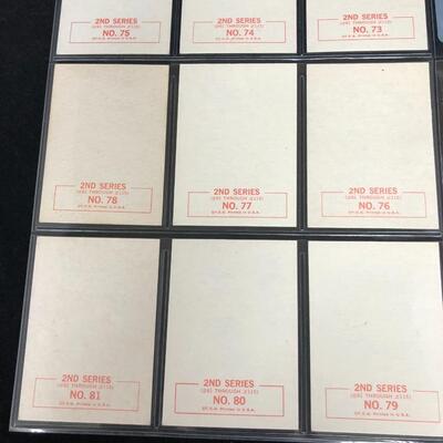 Set of 56 Beatles Topps 1964 2nd Series T.C.G. USA Trading Cards