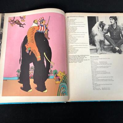 The Beatles Illustrated Lyrics Book Seymour Lawrence Delacorte Press