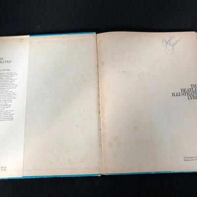 The Beatles Illustrated Lyrics Book Seymour Lawrence Delacorte Press