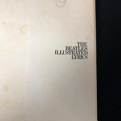 The Beatles Illustrated Lyrics Book Seymour Lawrence Delacorte Press