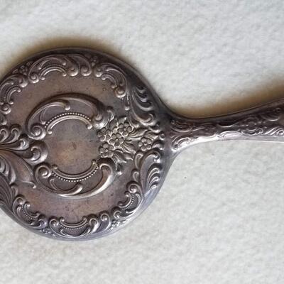Wallace Silversmiths 3-Piece Set with Sterling Silver Hand Mirror
