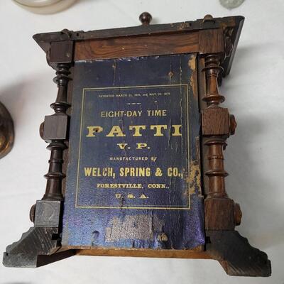 Antique Clock & Clock Case