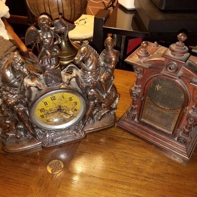 Antique Clock & Clock Case