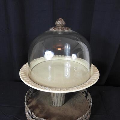 G.G. Collection Cake Stand Lazy Susan Combo