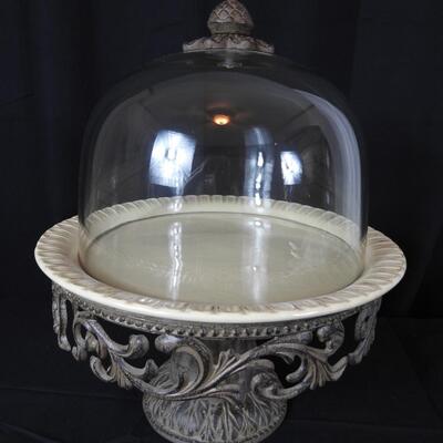 G.G. Collection Cake Stand Lazy Susan Combo
