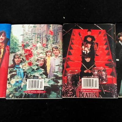 Set of 4 Beatles Holographic 40th Anniversary Tribute Globe Special Digests Magazines
