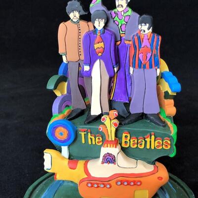 The Beatles Yellow Submarine Limited Edition Franklin Mint Music Dome