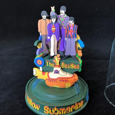 The Beatles Yellow Submarine Limited Edition Franklin Mint Music Dome