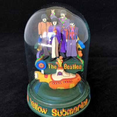 The Beatles Yellow Submarine Limited Edition Franklin Mint Music Dome