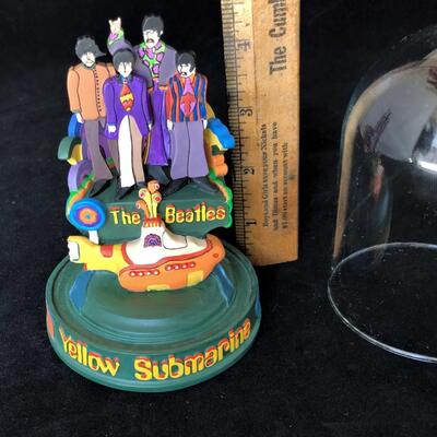 The Beatles Yellow Submarine Limited Edition Franklin Mint Music Dome