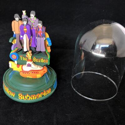 The Beatles Yellow Submarine Limited Edition Franklin Mint Music Dome