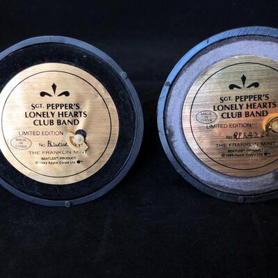 Pair of Beatles Sergeant Pepper Lonely Hearts Club Band Music Dome