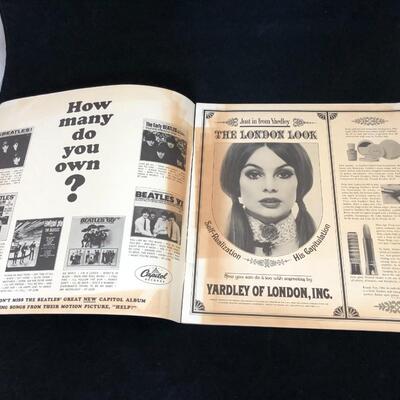 1965 Original Beatles U.S.A. Ltd World Tour Program Book