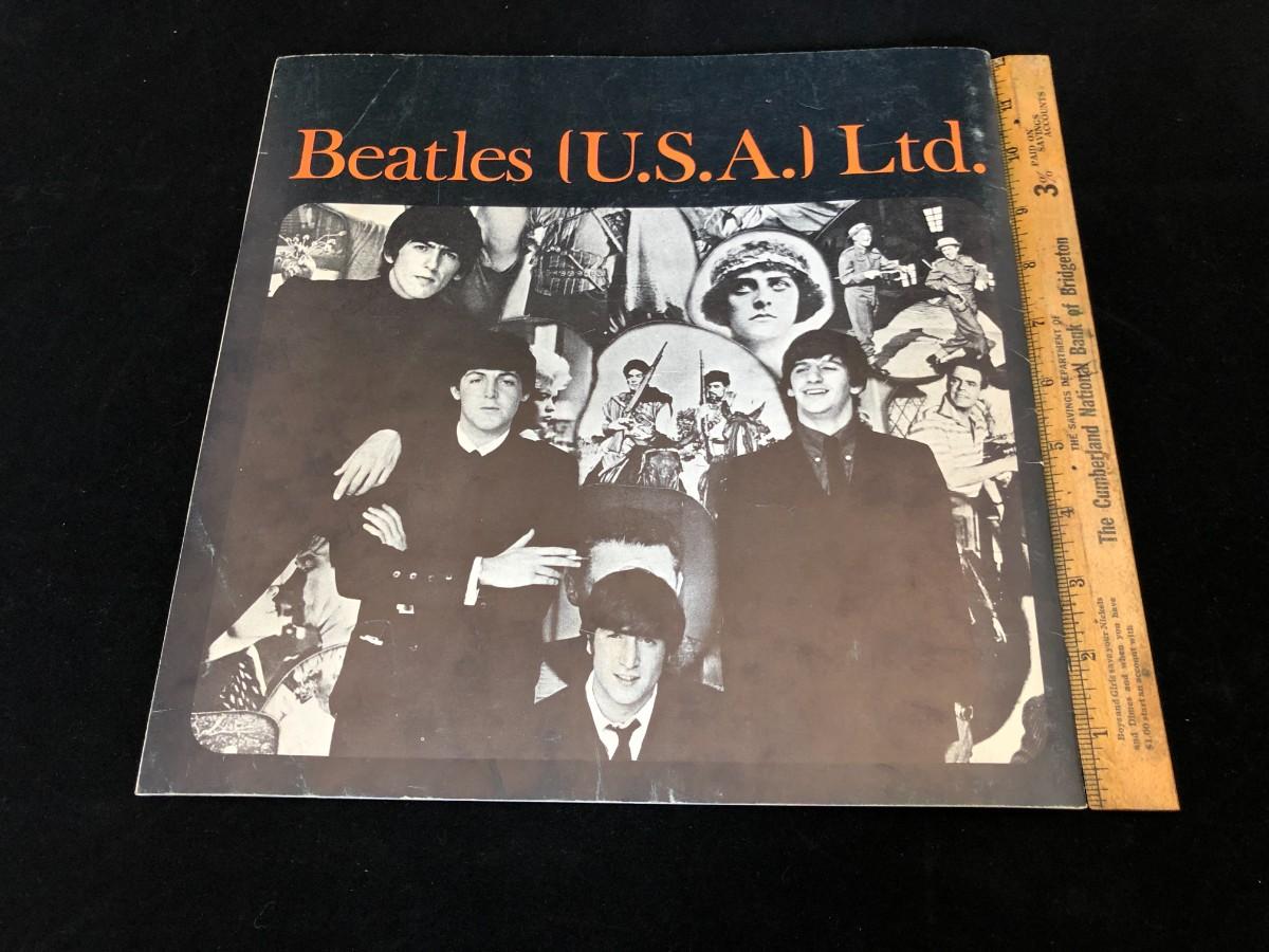 1965 Original Beatles U.S.A. Ltd World Tour Program Book