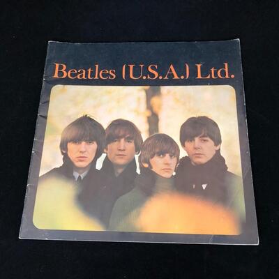 1965 Original Beatles U.S.A. Ltd World Tour Program Book