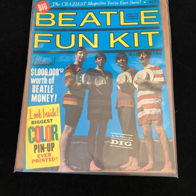 Original 1964 Beatle Fun Kit with Certificate of Authenticity