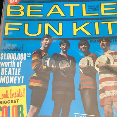 Original 1964 Beatle Fun Kit with Certificate of Authenticity