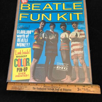 Original 1964 Beatle Fun Kit with Certificate of Authenticity