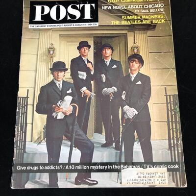 Vintage Post Magazine Summer Madness The Beatles Are Back