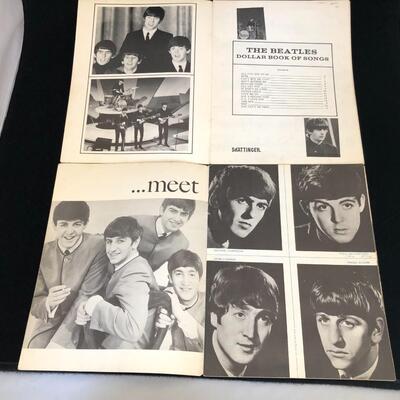 Pair of 1963 1964 Beatles Music Book of Songs
