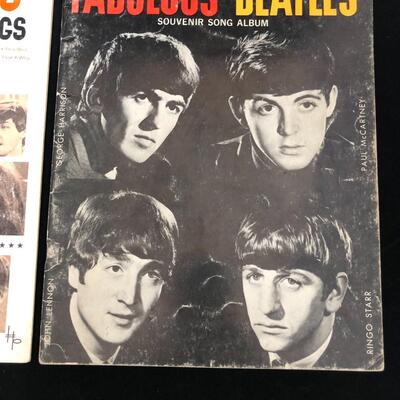 Pair of 1963 1964 Beatles Music Book of Songs