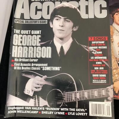 Lot of 5 Vintage Beatles Magazines incl. Life Post Rolling Stone Guitar World Beatles USA Ltd