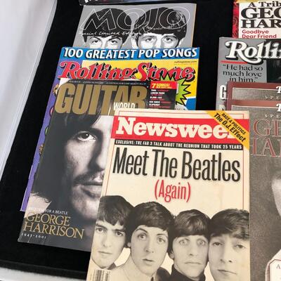 Lot of 10  Vintage Beatles Magazines feat George Harrison John Lennon Ringo Starr and Paul McCartney