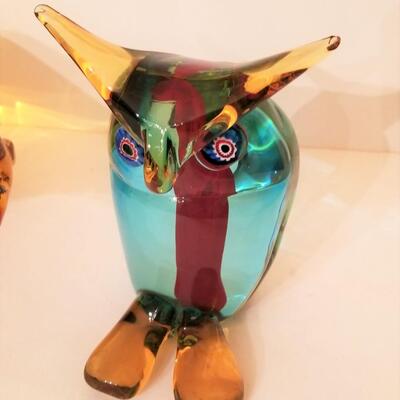 Lot #185  Lot of MidCentury Modern Glass Animals
