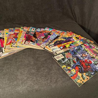 Lot 392  Spider-Man and Venom Comic Books