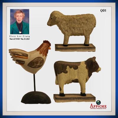Farm Animal Set of Three (3)