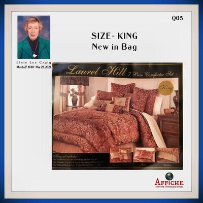 Laurel Hill King Bedding Comforter Set