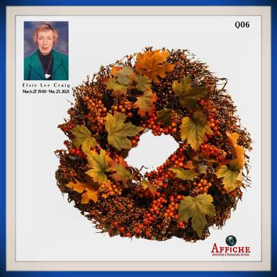 Oak Leaf and Berry Autumn Wreath