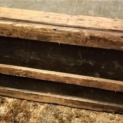 Lot #190  1887 Honeymoon Steamer Trunk - all original