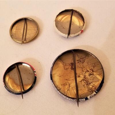 Lot #195  Lot of 4 vintage Goldwater for President political buttons